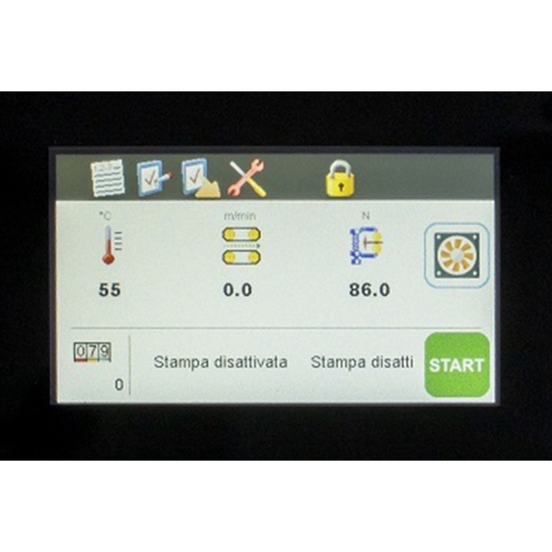 Selladora médica Gandus modelo miniro poly VP Touch imagen lateral