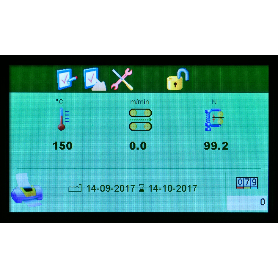 Selladora médica Gandus para papel grado médico con impresora integrada – vista detallada del producto distribuido por Toolmedic.