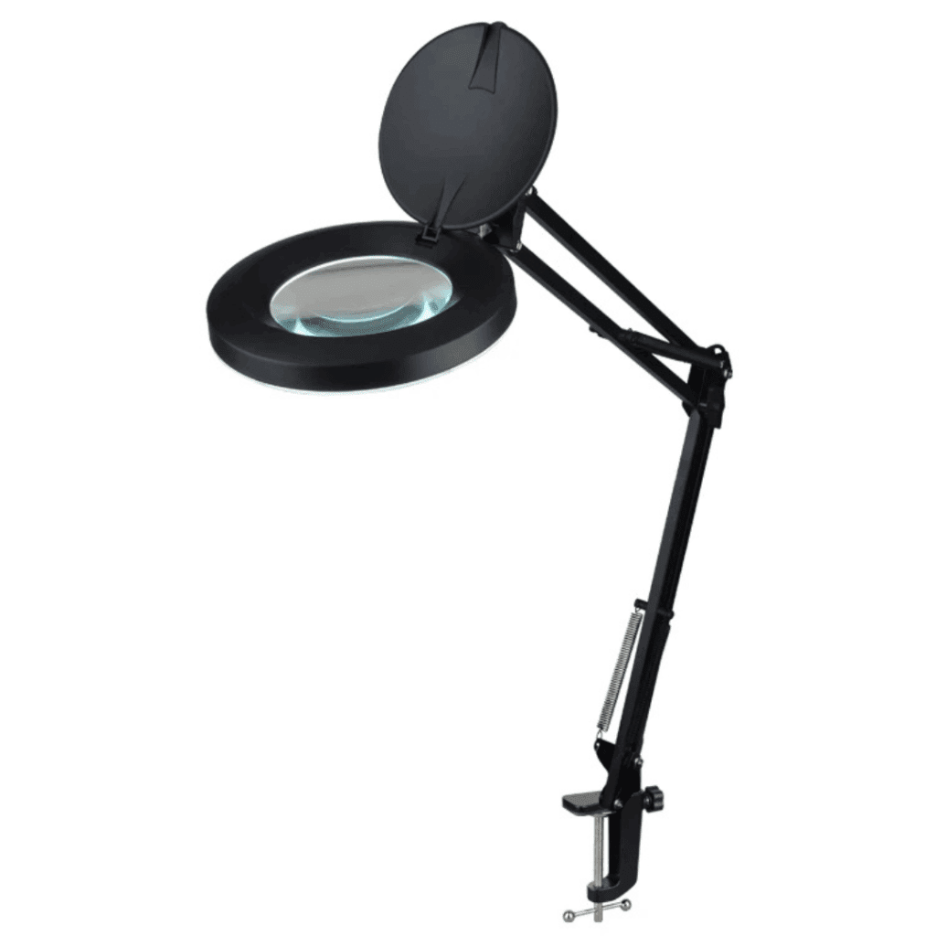 Lupa con luz LED con brazo ajustable en Costa Rica